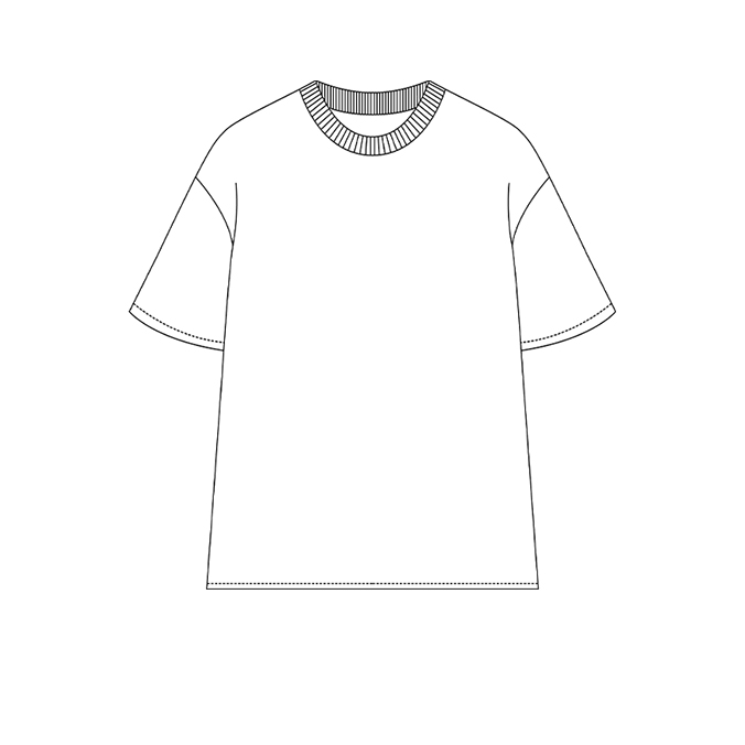 艾柒男士定制logo棉T恤